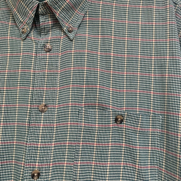 Orvis Large Button Long-sleeve Plaid Cotton Shirt - Picture 2 of 8